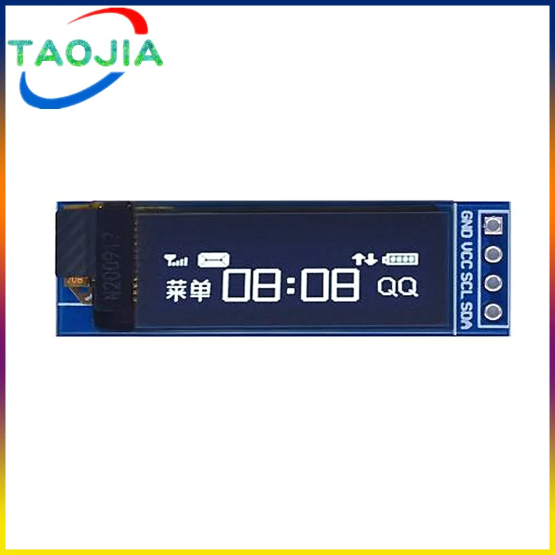 0.91 inch OLED Module White/Blue OLED 128X32 OLED LCD LED Display Module 0.91" IIC Communicate For Arduino ROHS Certification