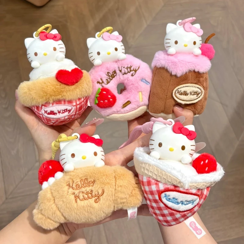 กล่องสุ่มตุ๊กตาเฮลโลคิตตี้ กลิ่นหอม ชุดน้ำชา ของสะสมธีมการ์ตูนคิตตี้ ของเล่นห้อยกระเป๋า ของขวัญเซอร์ไพรส์