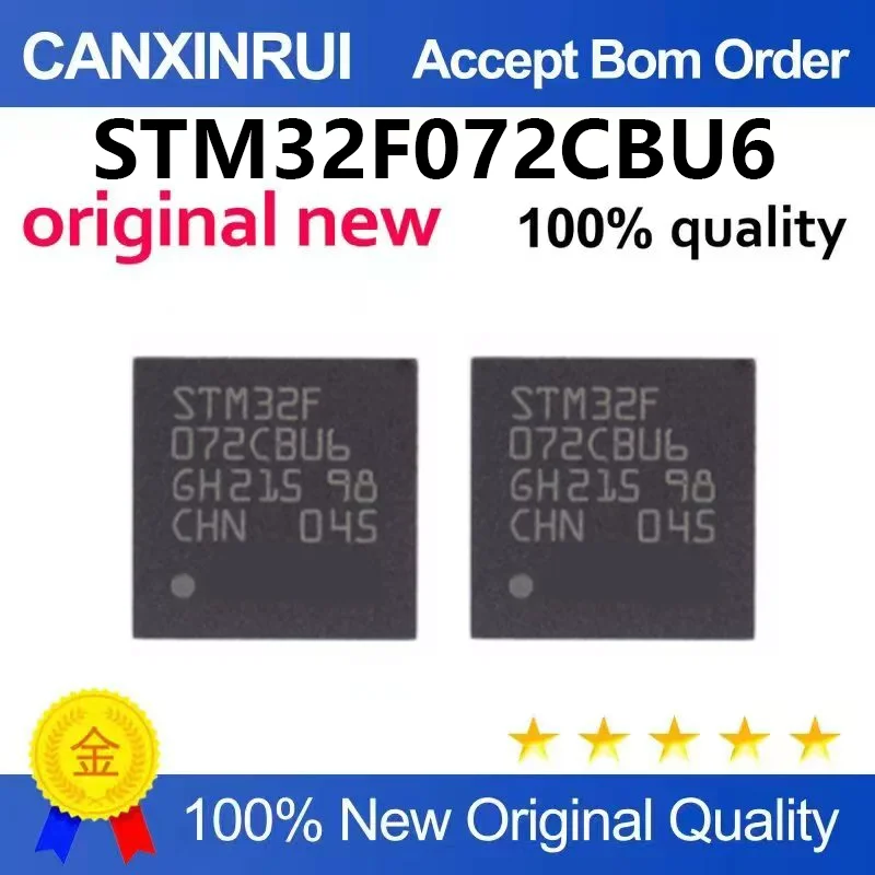 （5pcs-100pcs）Brand new original STM32F072CBU6TR QFN-48 microcontroller microcontroller microcontroller