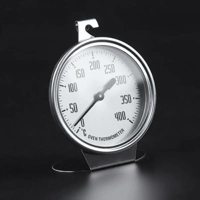 0-400 Celsius New Stainless Steel Oven Thermometer Large Dial Baking BBQ Cooking Meat Food Temperature Measurement Baking Tool