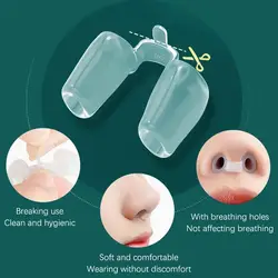 Nostril Support Device Postoperative Rhinoplasty Nostril Support Shaping Crooked Nose Correction Fixator Silica Gel Nose Clip