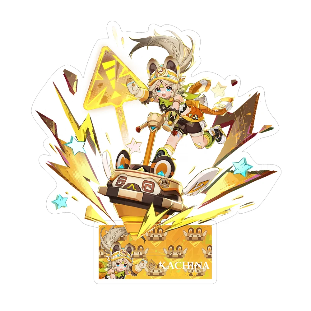 Odette Nicole Columbina Arlecchino Anime Genshin Impact Acryl-Modell Furina Mavuika Sammlerstück Desktop-Dekoration Schlüsselanhänger Geschenk
