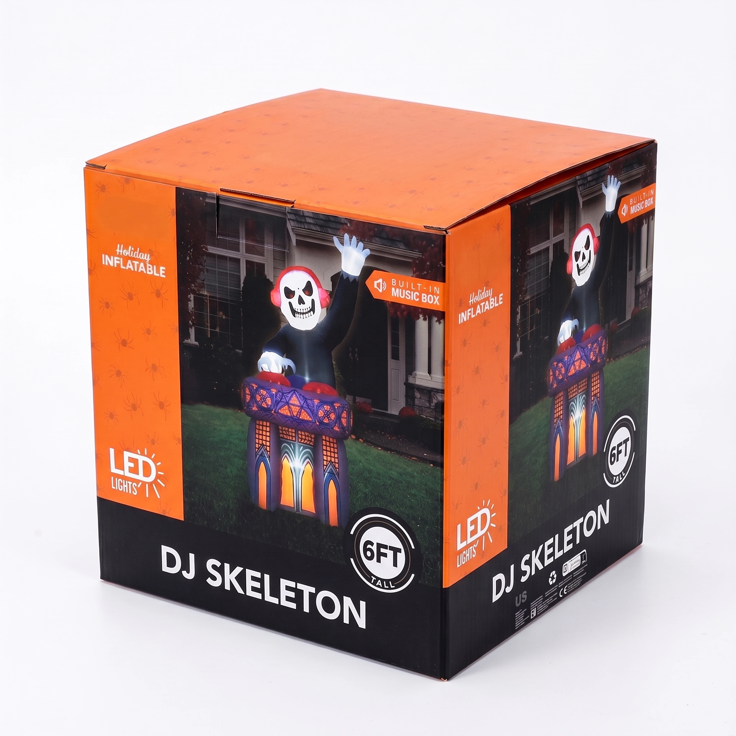 6FT DJ Skeleton Inflatable Decoration 7