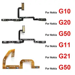 Volume Power Side Button Flex Cable For Nokia G10 G20 G50 G11 G21 On Off Power Volume Key   Flex Ribbon Replacement Parts