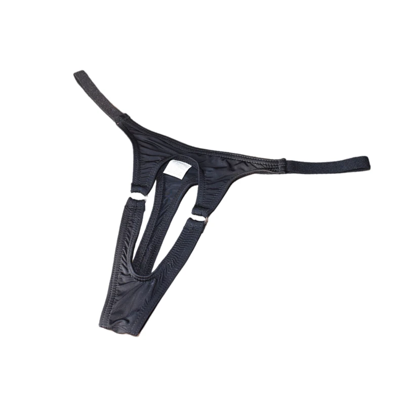 Men's Exotic Thongs G Strings Underwear Ice Silk Breathable Bikini Tanga Hombre Slip Cuecas Front Hole Sexy Thong Men Sissy image 3