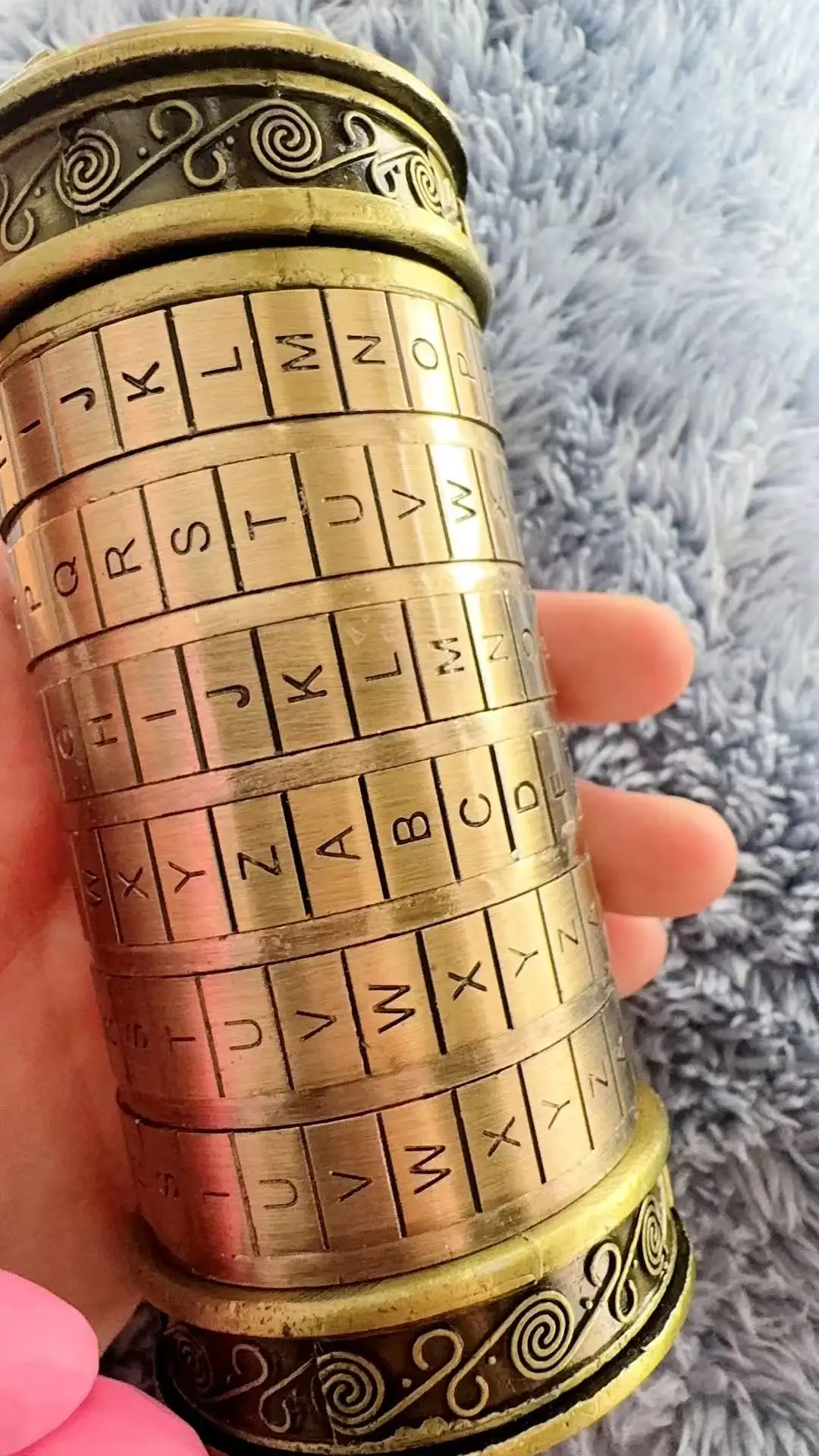 Уникальное кольцо или другой подарок в Коде Davinci Cryptex Подарок на день Святого Валентина Уникальное предложение брака Бесплатное кольцо LOTR