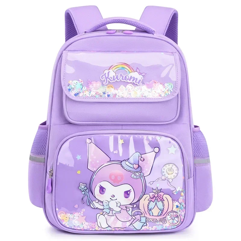 Pupil Schoolbag Backpack Lightweight Student Large Capacity Children's Cute Bags Cinnamoroll  Kuromi Sanrio My Melody Child