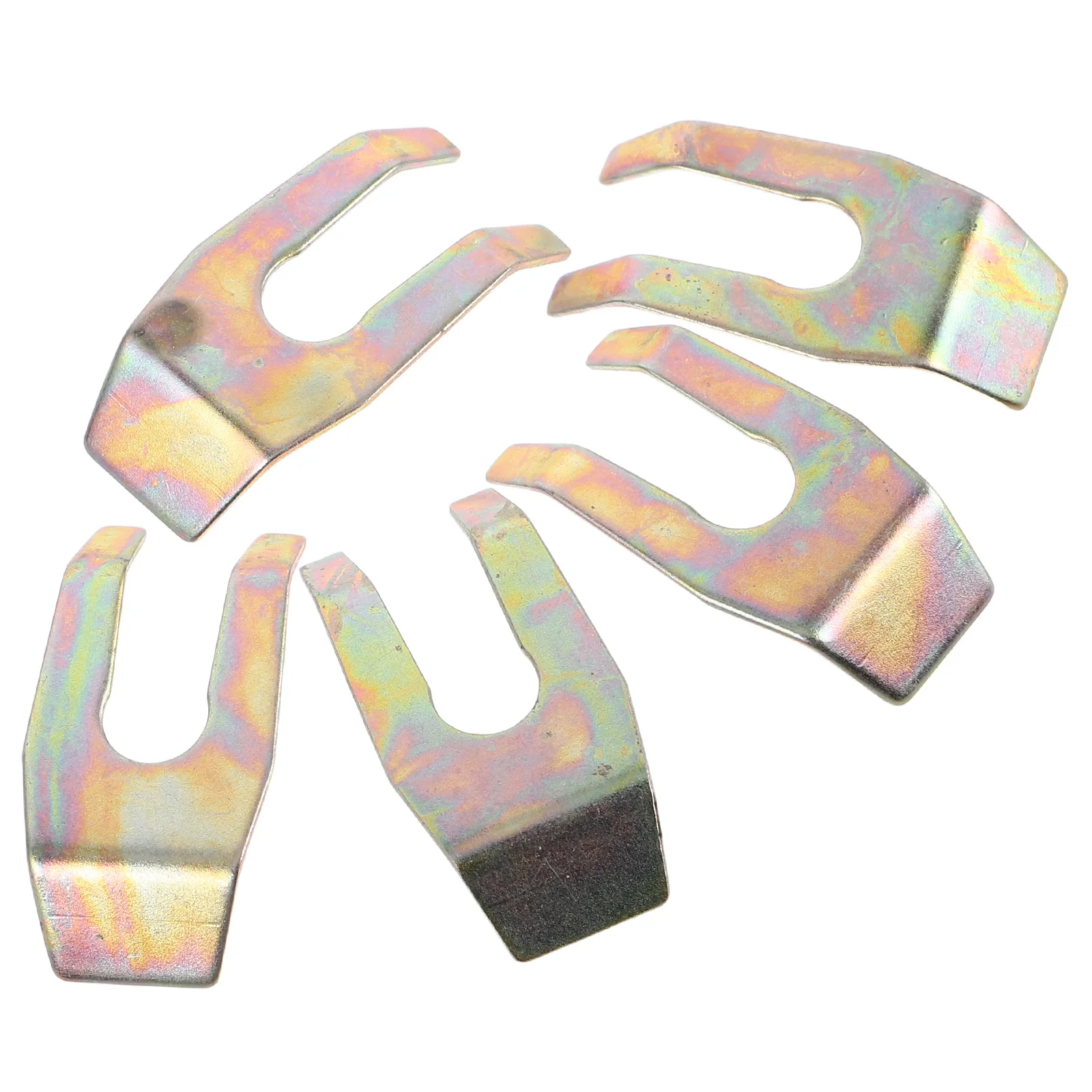 

5pcs Car Oil Clamps Durable Metal Wire Cable Clips for Brake Hose Lines Fixing Tools U Shaped Safe Connection