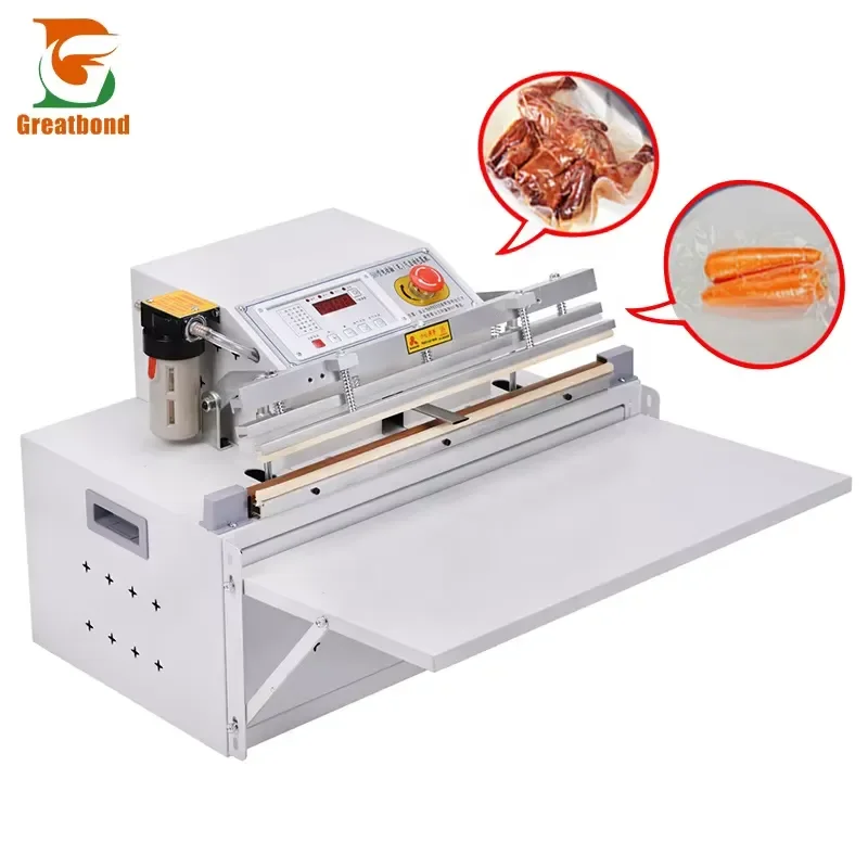 for Commercial Food Vacuum Sealer Machine Plastic Bag Air Pump Packaging Equipment for Rice Corn Chicken Meat Preservation
