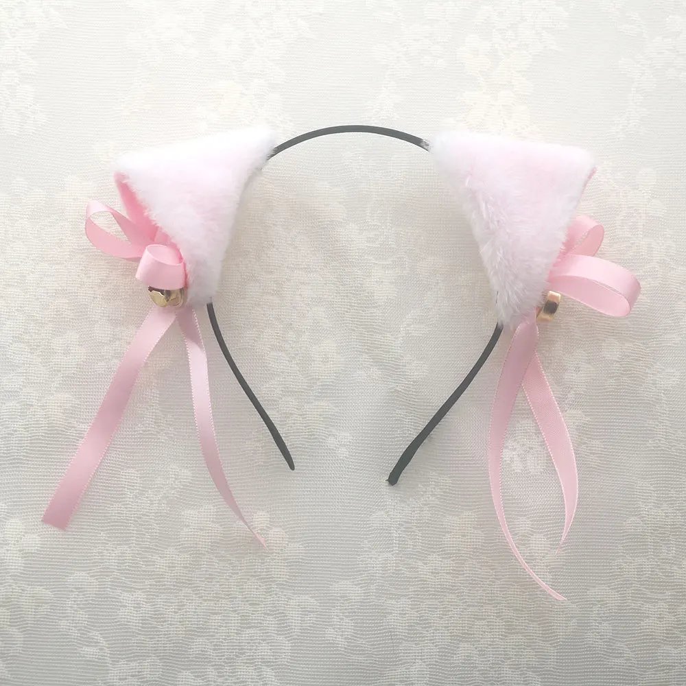 Cat Accessories Ears Tail Collar Paws for Women Girl Dress Up Halloween Costume Cosplay 6