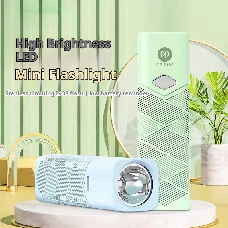 

Rechargeable led flashlight EDC Mini portable Rechargeable lamp self defense Small Lantern For night riding and Night working