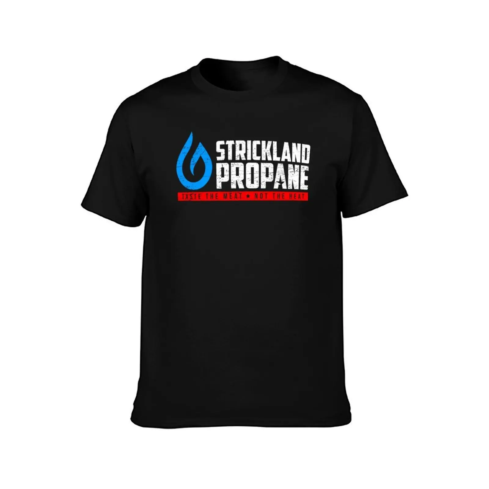 Strickland Propane (worn look) T-Shirt, Summer Casual Cotton Tee, Oversized Streetwear Tops, Vintage Graphic Print, 100% Cotton