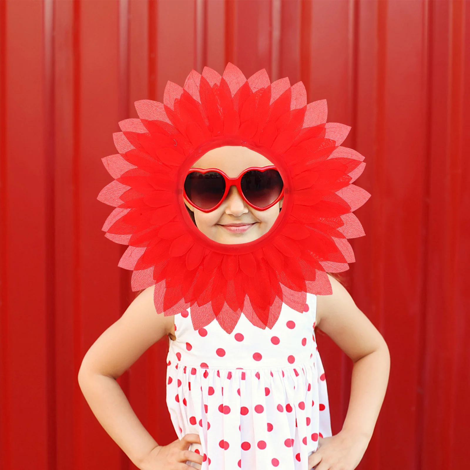 

Funny Sunflower Headpiece Creative Flower Costume Prop for Party Dance Cosplay Festival Sunflower Headband Hair Decoration