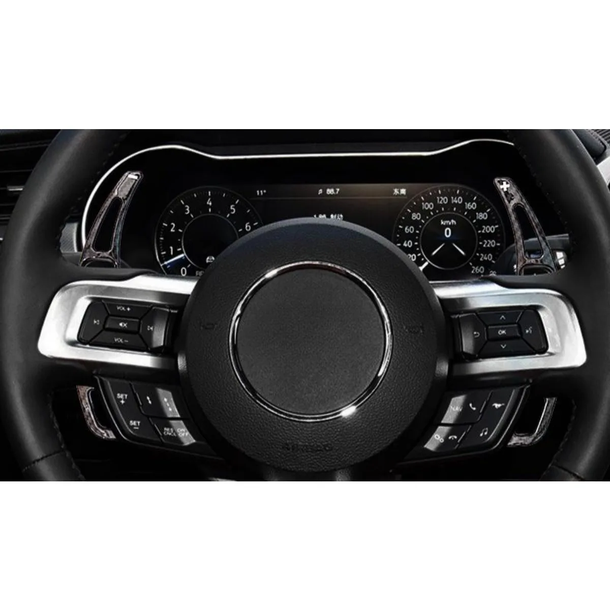 

For Ford Mustang 2015-2023 Steering Wheel Shift Paddles Interior Modification Paddles Accessories
