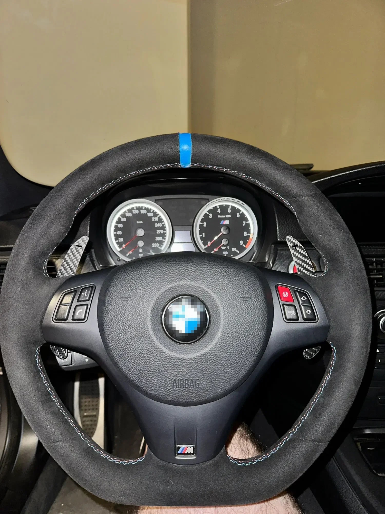 Magnetic Carbon Fiber Steering Wheel Shift Paddle For BMW E90 M3 E92 M3 E93 M3 X5M X6M E70 E71