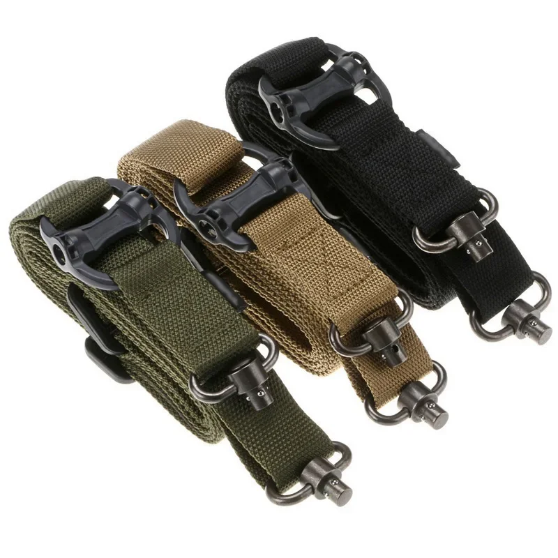 

Nylon Outdoor MS4 Tactical Adjustable Harness Multi-Mission Single Point Double Point Harness Quick Release Hunting Gun Rope