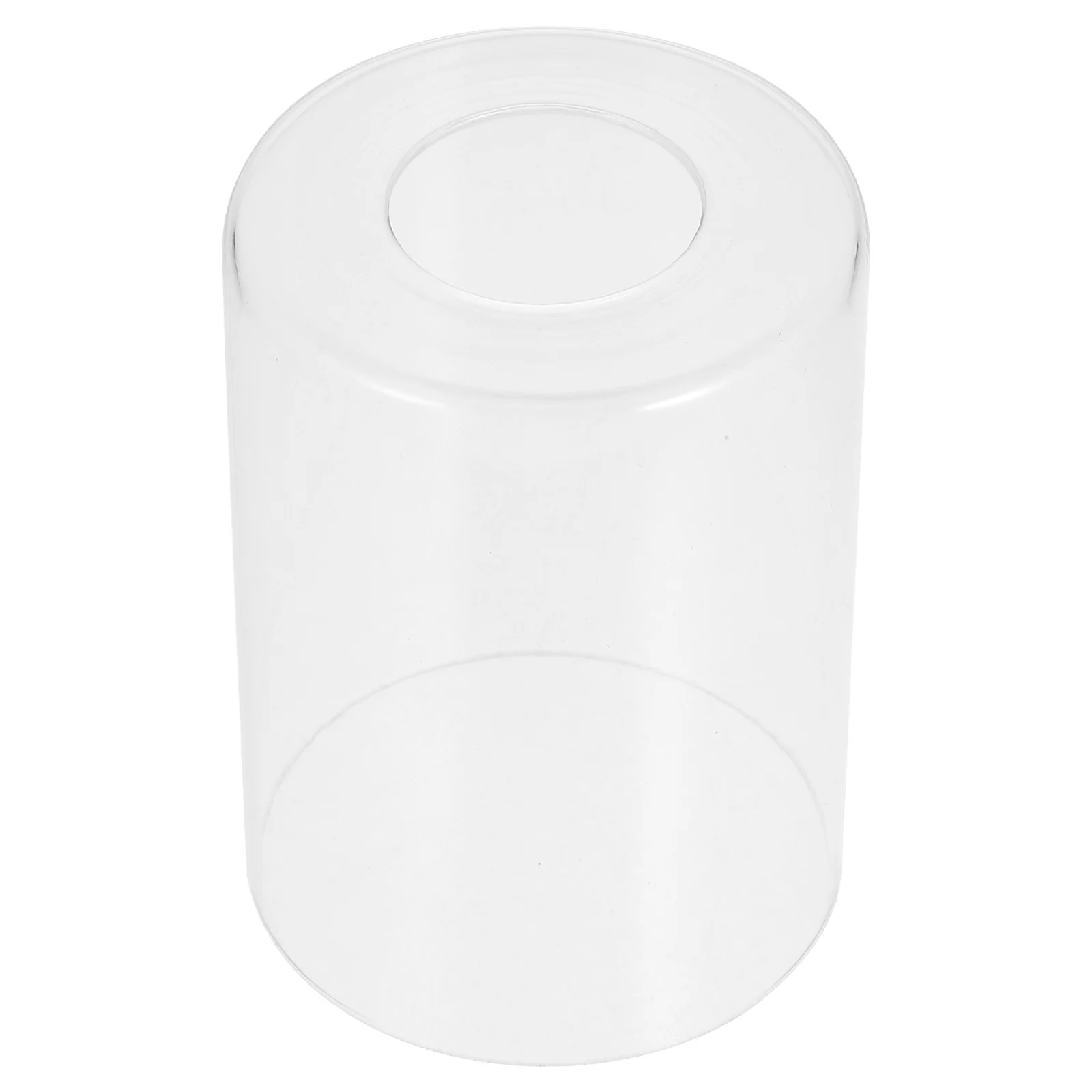 

Transparent Clear Glass Cylindrical Lampshade Replacement Light Shade for Home Commercial Lighting Fixtures Simple Elegant