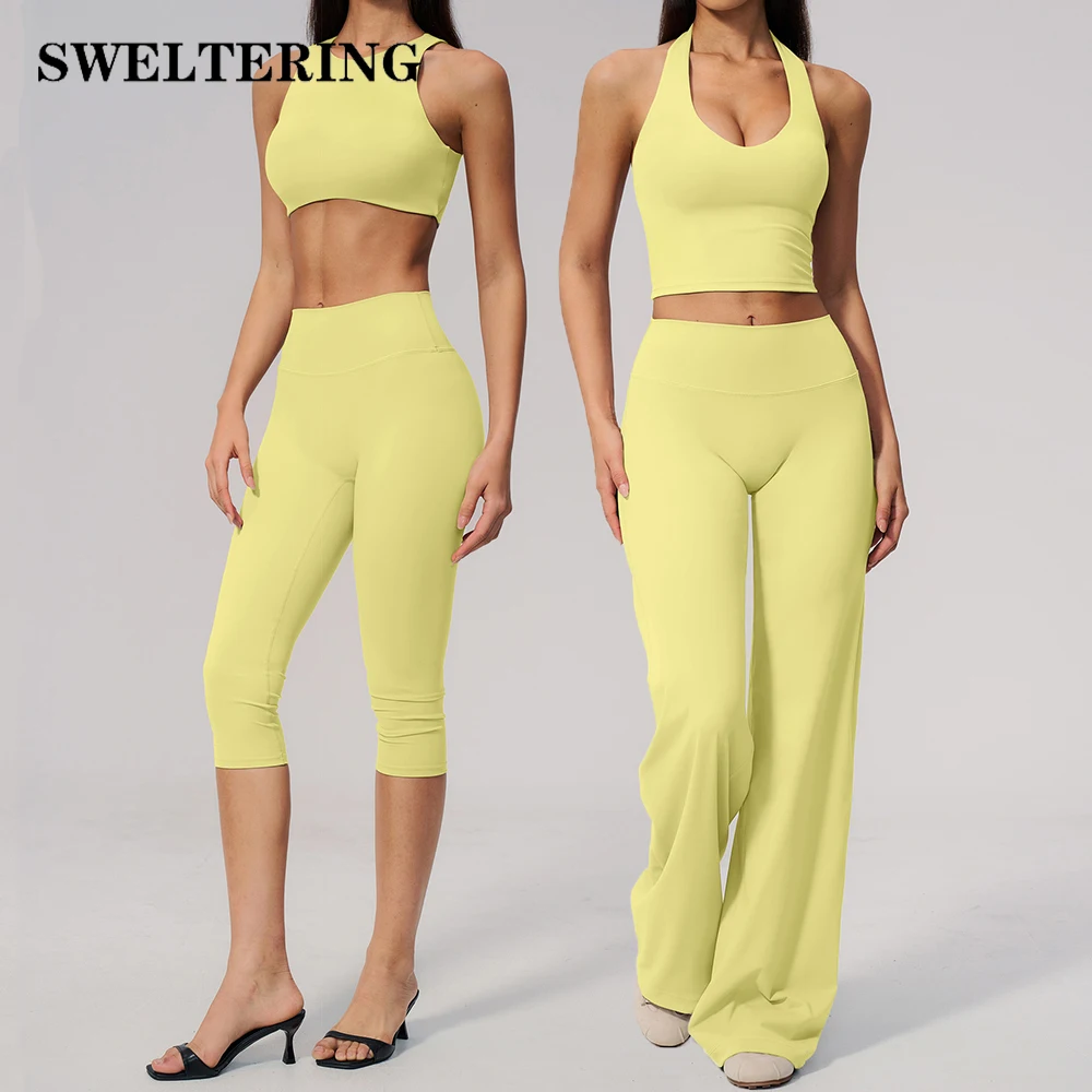 2PCS Yoga Suit Women Tracksuit Sports Outfits Gym Clothes Breathable Sports Bra Fitness Leggings Set Athletic Wear Yoga Clothing