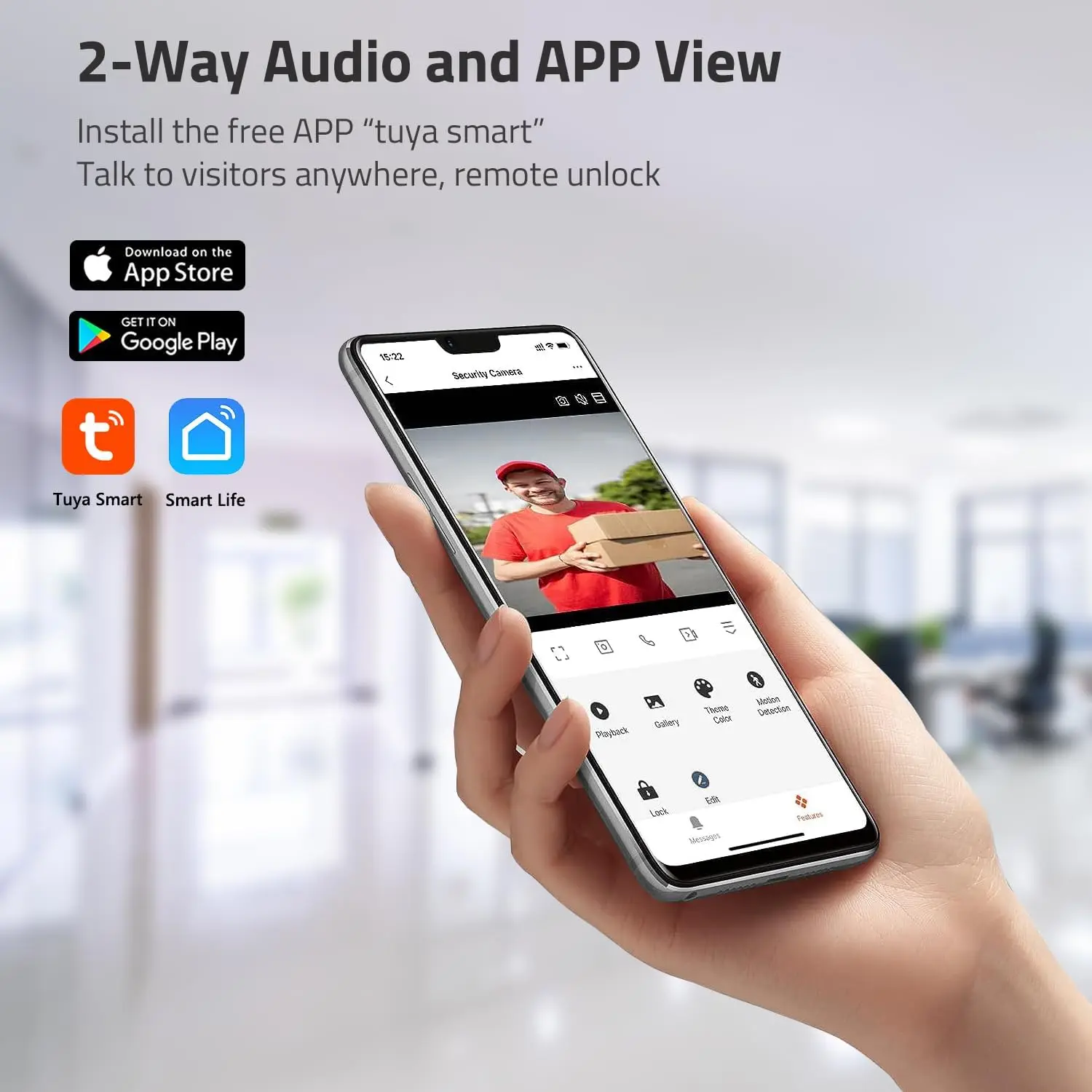 Tuya 2/3/4/5/6/8/10/12 Apartments Home Video Intercom with RIFD Access Contro Camera Video Door Phone 7 Inch Wifi Monitor