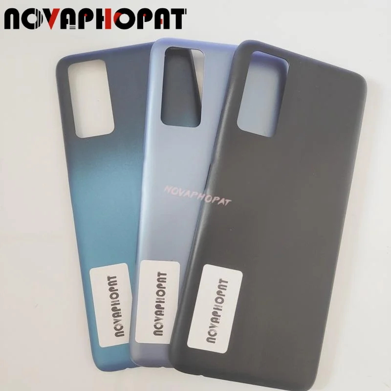 Novaphopat For Tecno Pova 2 LE7 Battery Door Cover Rear Case Back Housing Side Volume Botton Bezel