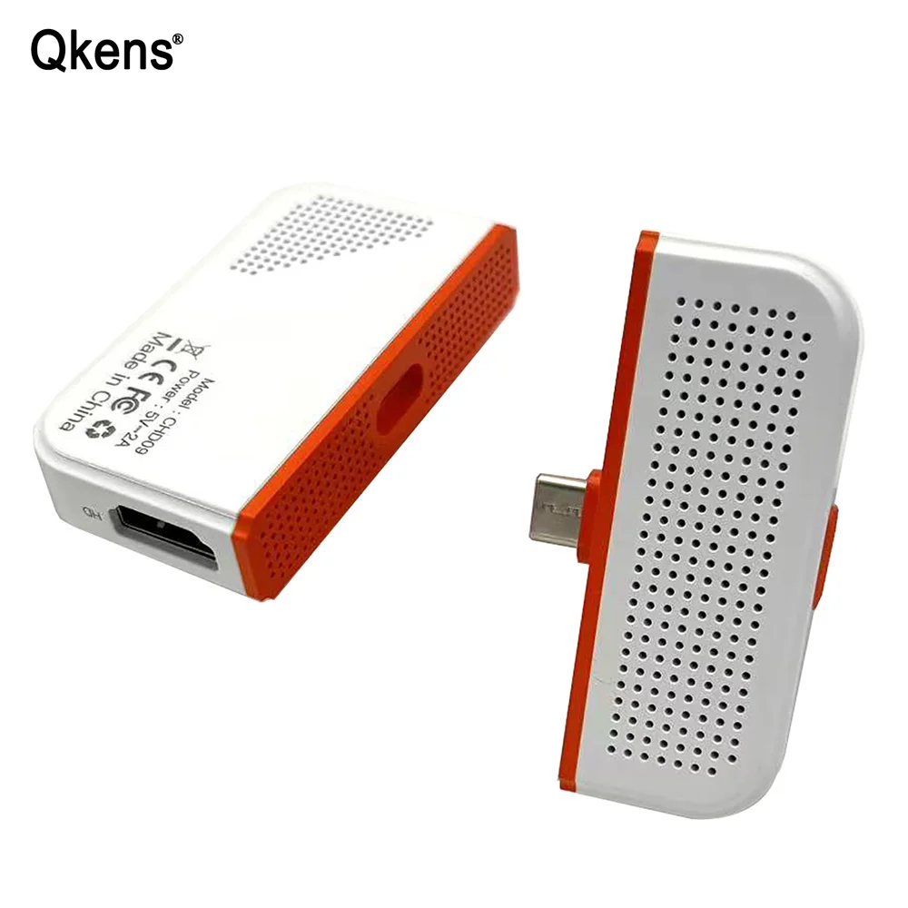 50M Wireless HDMI Video Transmitter and Receiver Extender Kit Display Adapter Dongle for Type C Phone Laptop PC To TV Projector