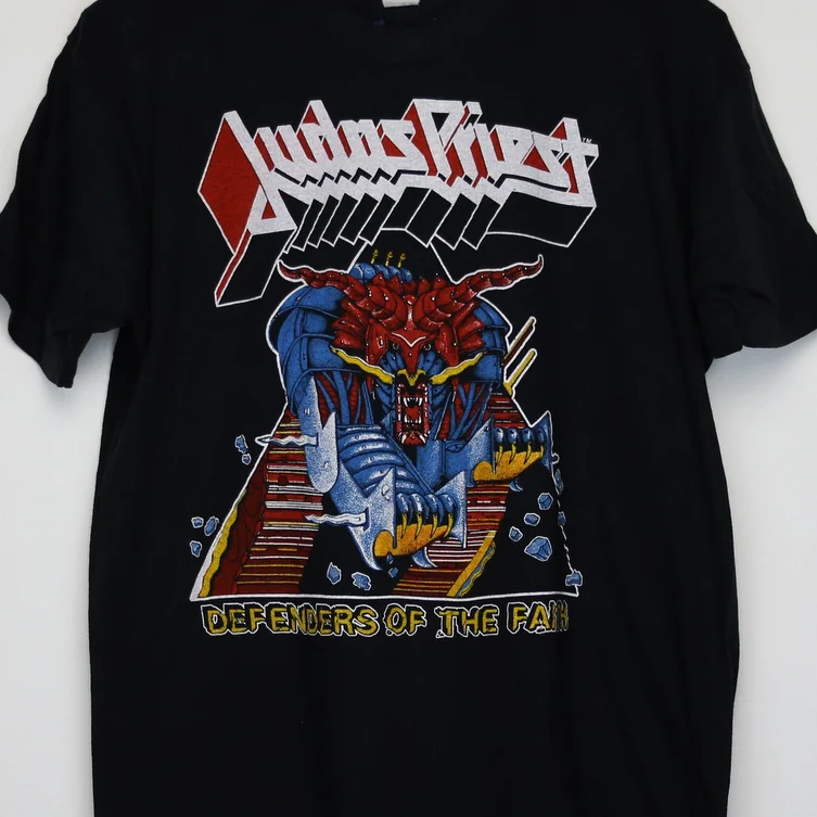 JUDAS PRIEST DEFENDERS OF THE FAITH 1984 VINTAGE T-SHIRT