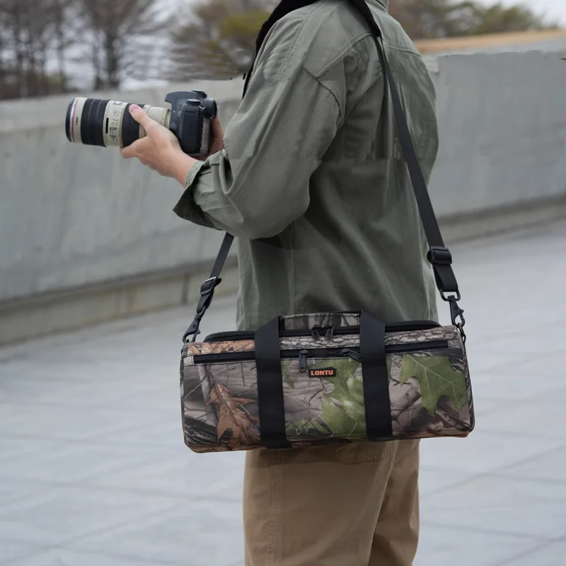 Professional Camera Bag Case for Canon Nikon Sony with 180-600 200-800 150-600mm Lens - Durable Camera Storage Solution