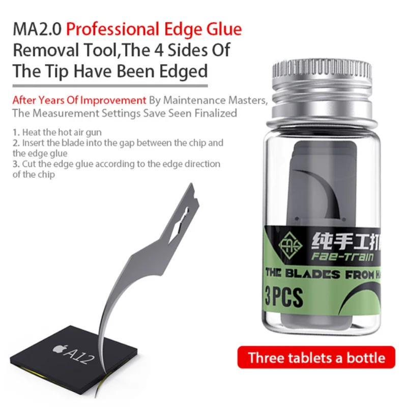 Hand Polished Blade to Pry CPU Rubber Removal Knife 18 Ma 1.0 2.0 3.0 4.0 5.0 Multifunctional Motherboard Chip IC Repair Tools