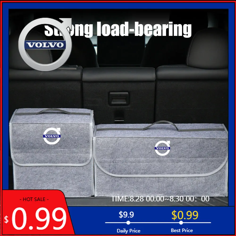 

Стайлинговые молдинги, органайзер для хранения в салоне автомобиля, складной ящик для хранения, аксессуары для Volvo Rdesign V40 V50 S40 S80 XC60 S90 XC90