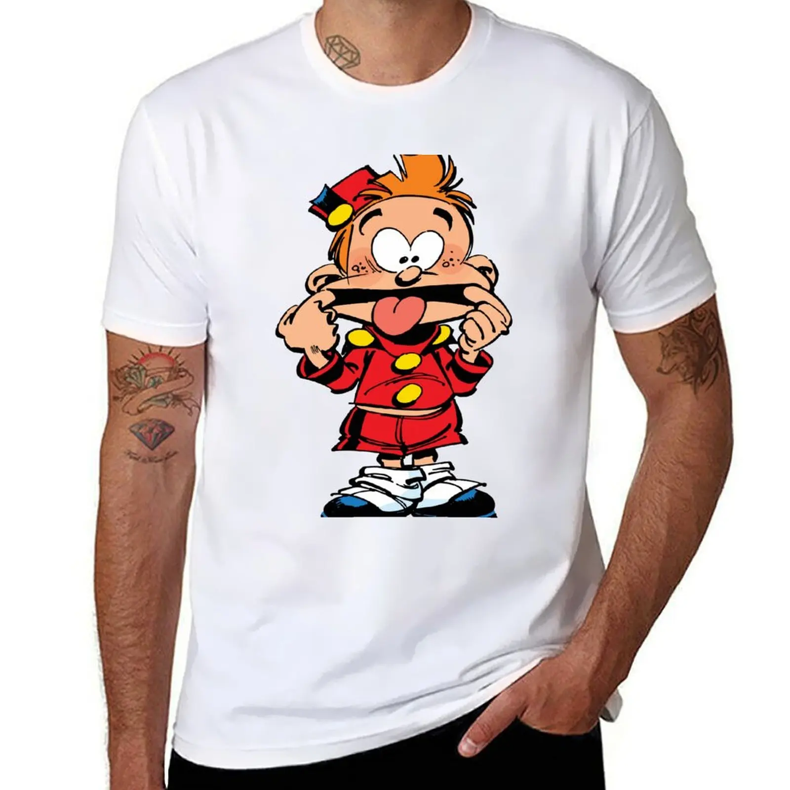 

Petit Spirou T-Shirt t shirt man luxury t shirt man plain T-Shirt