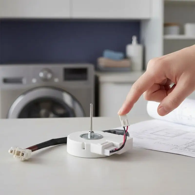 

Вентилятор охлаждения для холодильника DC12V 4.5W, мотор 50240401000K, запчасти для замены вентилятора морозильной камеры