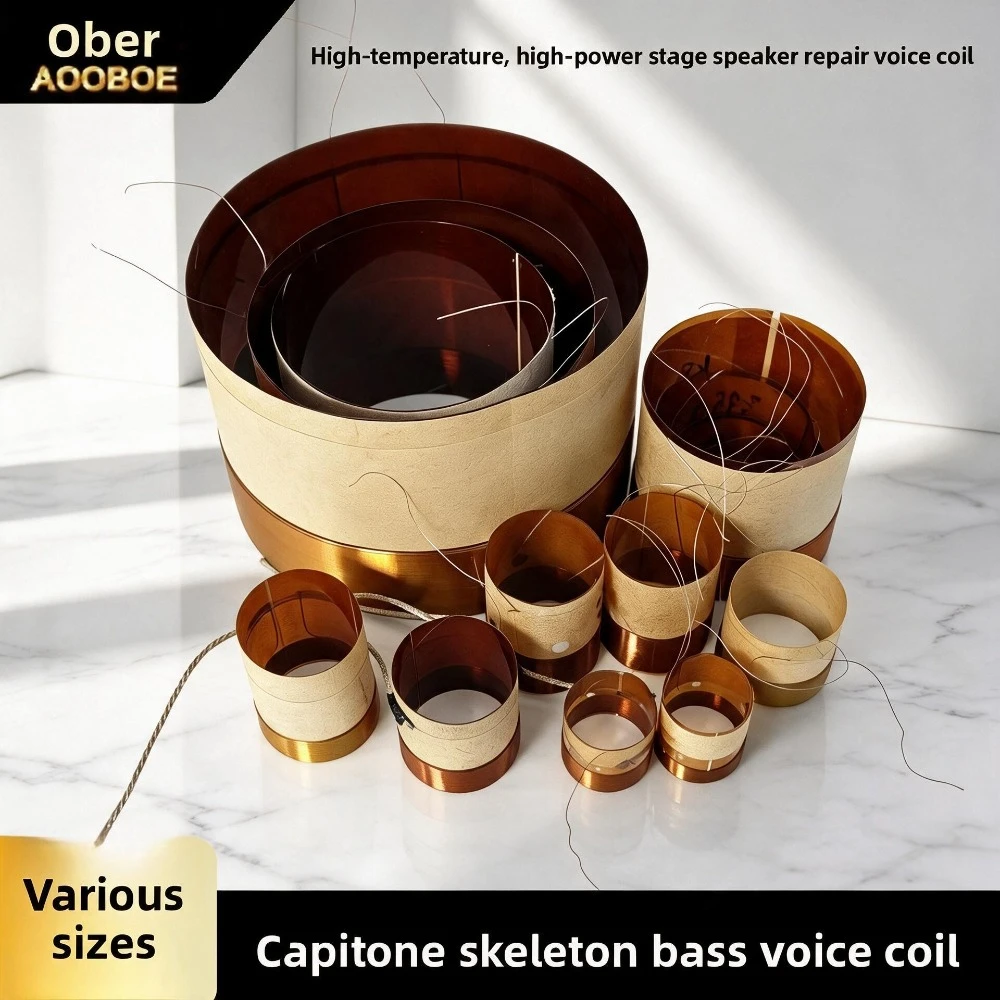 MW Audio 2PCS KSV Kapton Woofer Voice Coil 60-100mm, Bass Speaker Repair Coil