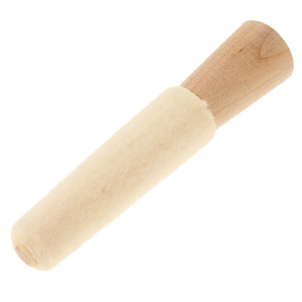 Wood Felt Ring Mandrel Sizer Jewelry Polishing Mop for Professional Jeweler Tools and Ring Size Gauge Kit