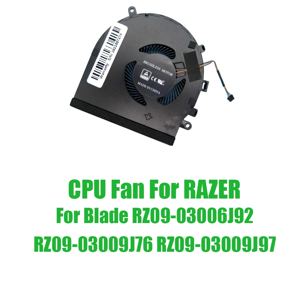 For RAZER For Blade RZ09-03006J92 RZ09-03009J76 RZ09-03009J97 DC5V 0.5A Replacement Laptop CPU Fan