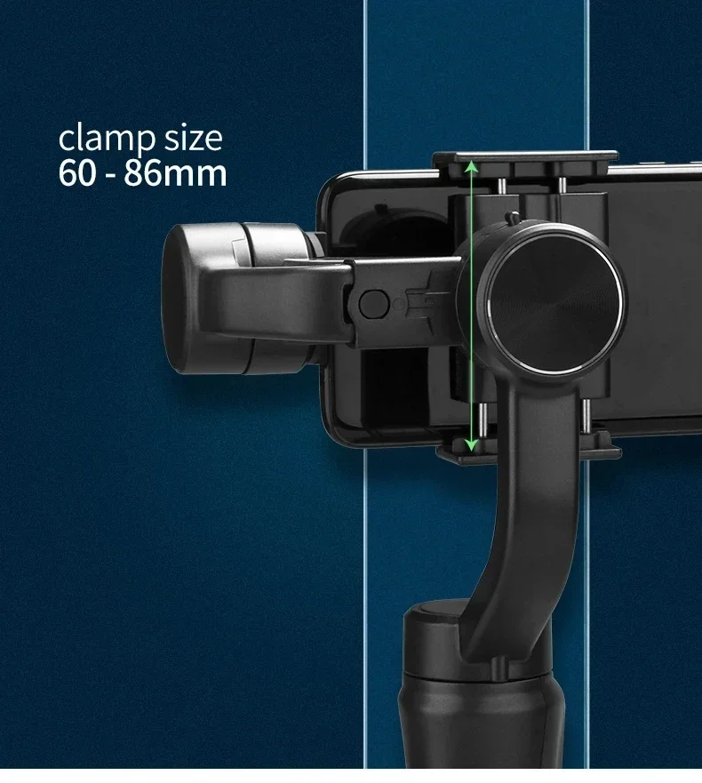 Axis Handheld Gimbal Stabilizer With Tripod Smart Follow Face Tracking Selfie Stick For Iphone