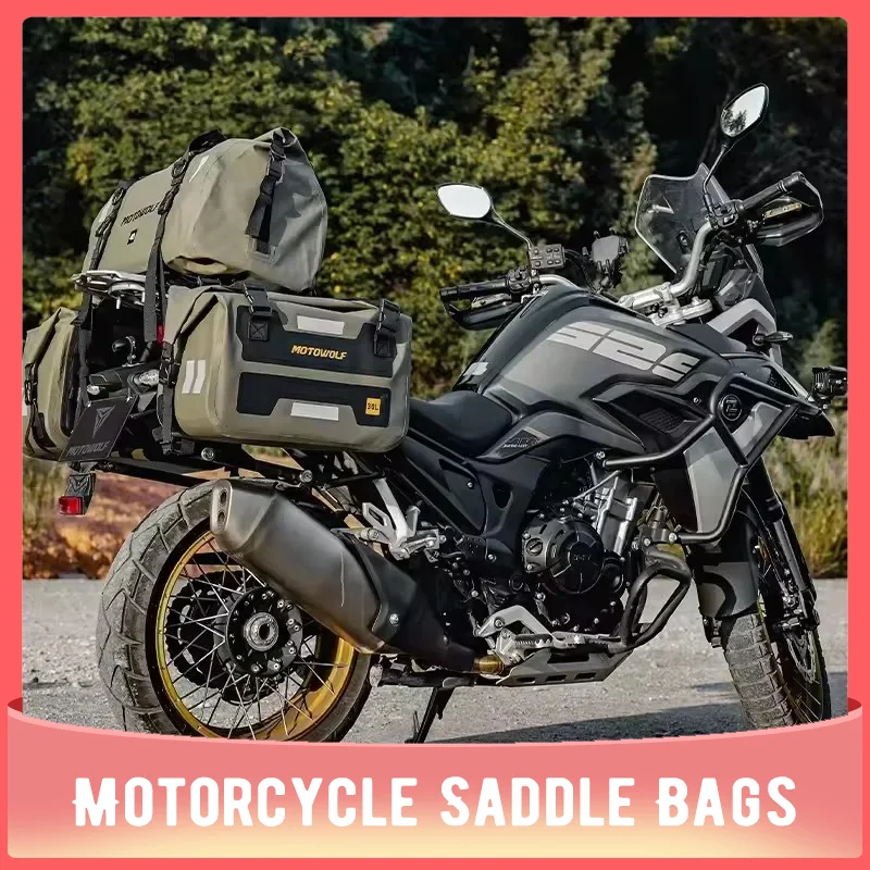 

MOTOWOLF Motorcycle Saddle Bags Multi-Function Waterproof Outdoor Large Capacity Motorcycle Luggage Bag Storage Tool