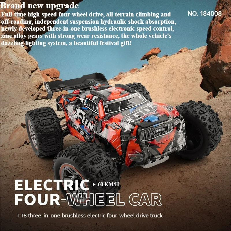 Cool Stuff Toy Car Funny Gift-65km/h High-speed 4WD Rc Cars,Full-scale Brushless Off-road Rc Truck,Monster Truck,Toys for Kids