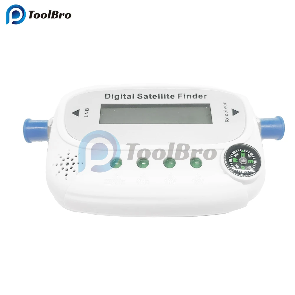 Led Digital Satellite Finder 9502150mhz dc 1318v para Hdtv com Bússola Indicador Led