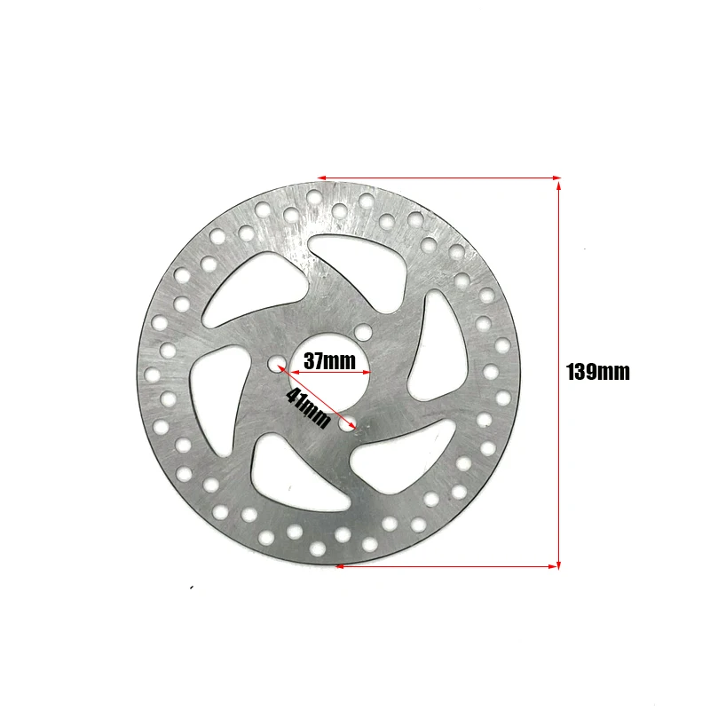 1/2pcs Motorcycle Brake Disc 139mm 37mm Hole For 47cc 49cc 2 Stroke Pocket Bike Mini Dirt Bike ATV Quad Gas Electric Scooter