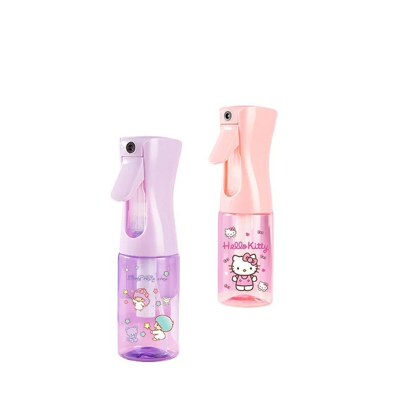 MINISO Sanrio Cartoon Kawaii Hello Kitty Animation Cinnamoroll Cute My Melody Kuromi Spray Bottle Pp Color Storage Bottle