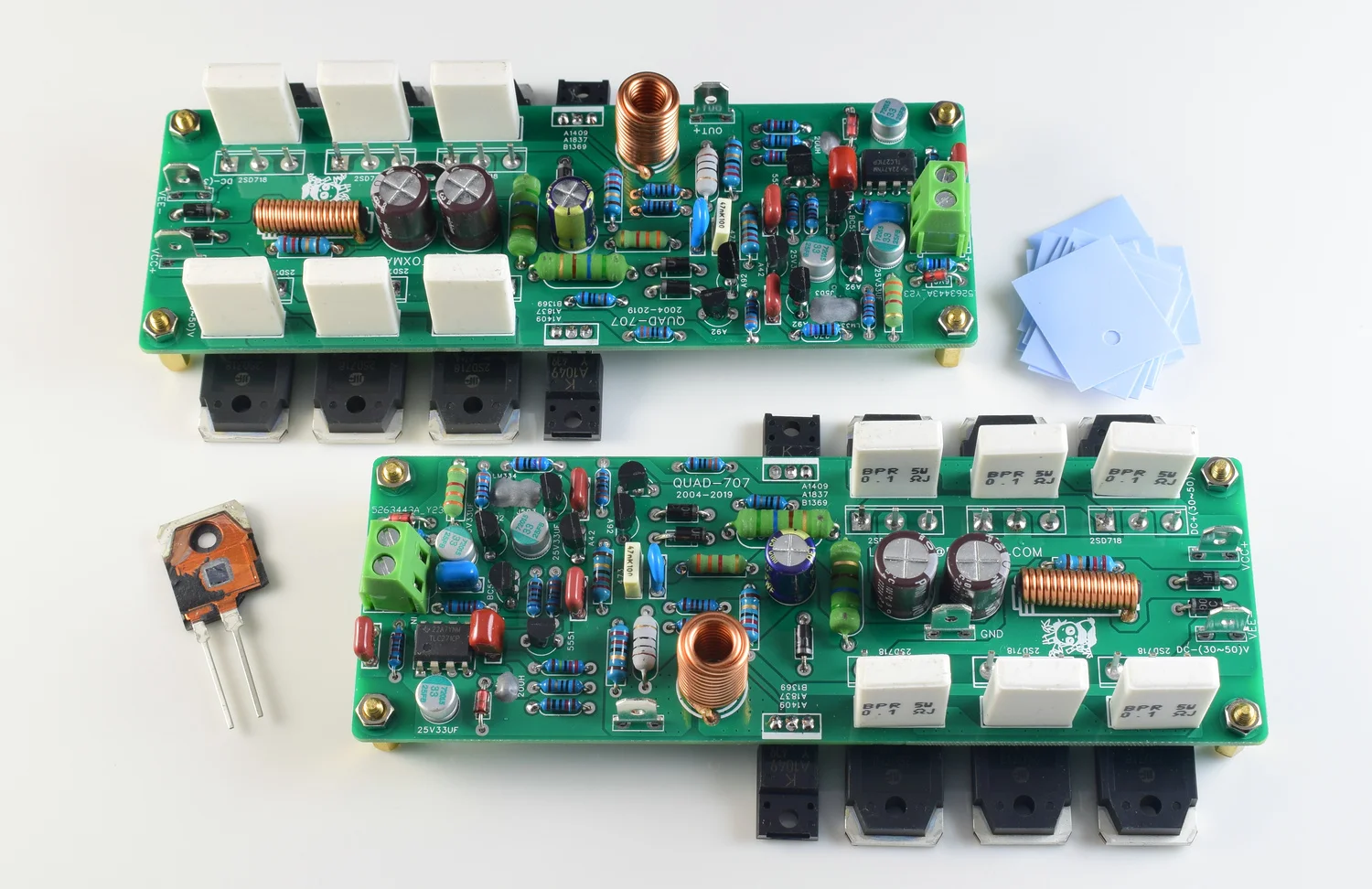 Ljm刻まれた英国のクラシックアンプquad707ポストステージパワーアンプ707パワーチューブ2sd718