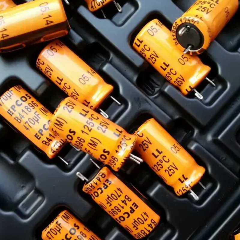 10PCS-100PCS  470UF 25V German Siemens EPCOS electrolytic capacitor 25V470UF 10X20 LL 125 degrees