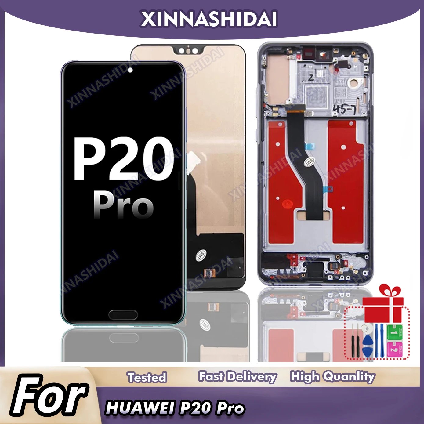 Screen for Huawei P20 Pro LCD Display Touch Screen Digitizer Assembly for Huawei P20 Pro CLT-L09 CLT-L29 Screen Replacement