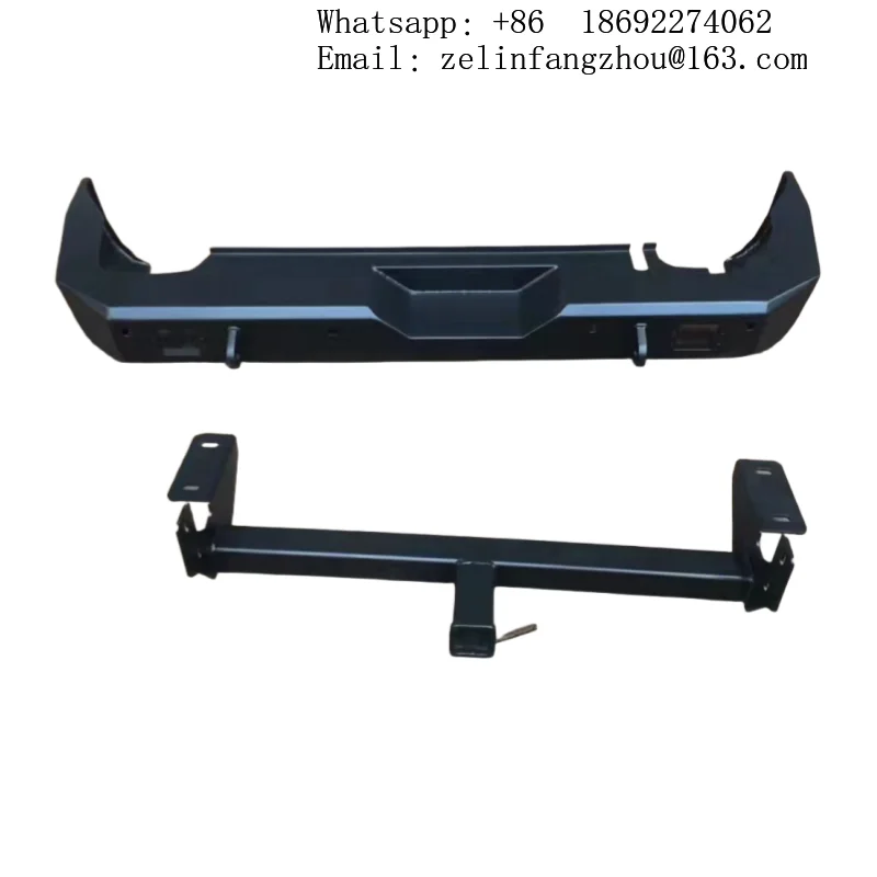 

Стальной задний бампер с вырезами под буксировочный крюк для Suzuki Grand Vitara, внедорожный, усиленный