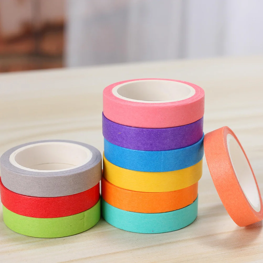 30 قطعة اشي مشرق الملونة ورقة الشريط Diy بها بنفسك سجل القصاصات التقويم الديكور التسمية ملصق حساب اليد لاصق لوازم الشريط