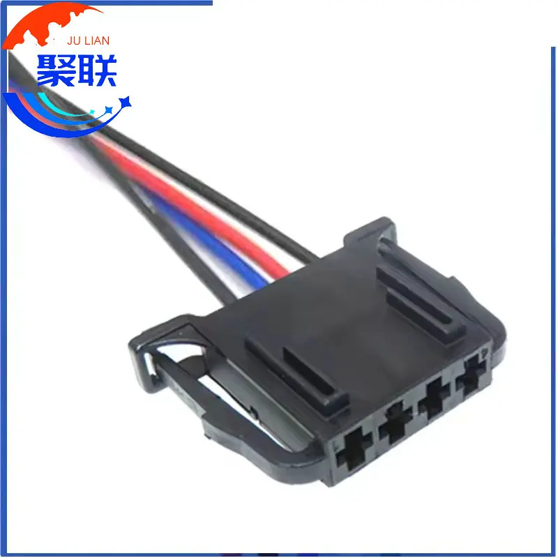 1Set 4Pin 4D0972704 Door Woofer Plug Brake Light Tail Lamp Connector Wire Harness Cable 4D0 972 704 with 15 cm wire For VW Audi