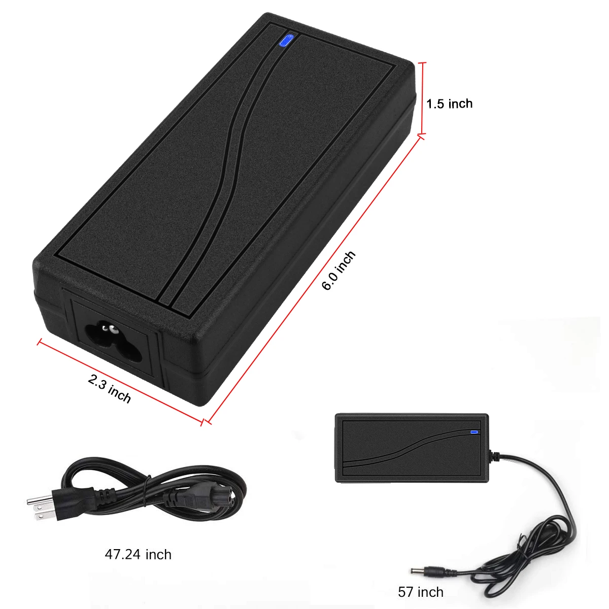 HTRC 15 فولت 6A محول التيار الكهربائي 6A المكونات العالمية في شاحن ل IMAX B6 B6V2 B6AC شاحن بطارية ليبو مع شرائط ليد الخفيفة #4