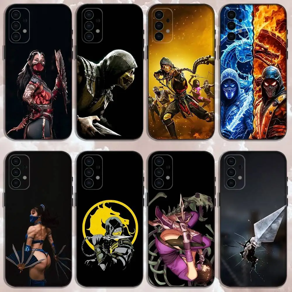 

Game M-Mortal Kombat Phone Case For Samsung Galaxy A73,31,32,72,41,53,52,71,22,5G,Note,J7,8,9 Soft Black Cover