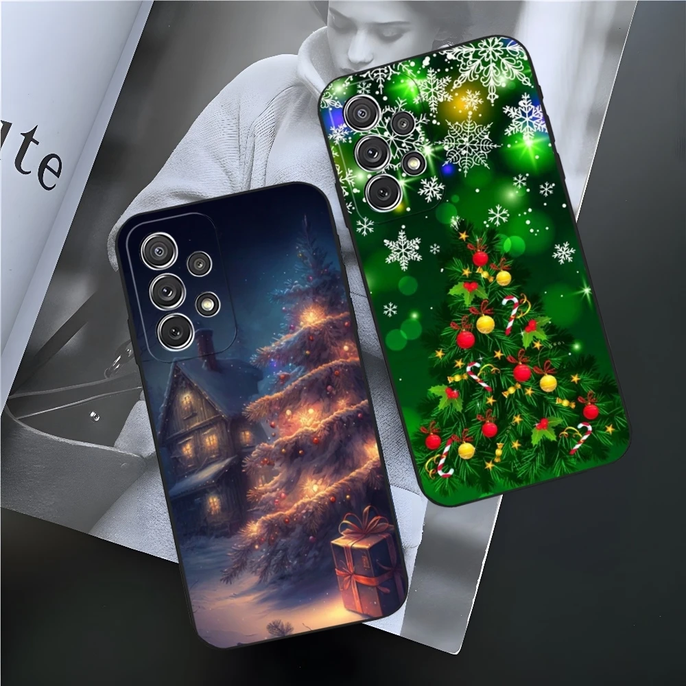 Christmas tree Phone Case for Samsung Galaxy A27 A17 A57 A37 A16 A26 A36 A56 A15 A25 A35 A55 A14 A24 A34 A13 A23 A33 A53 A54 Cov