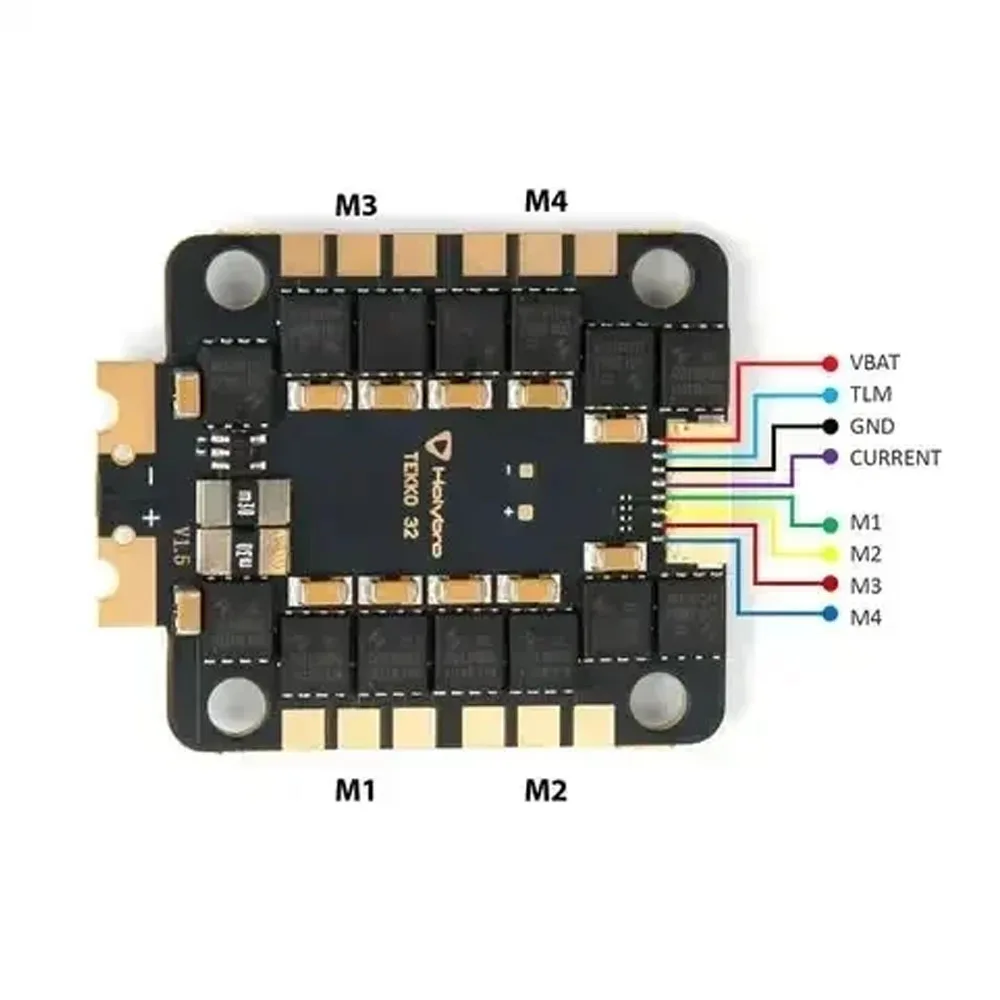 Holybro Kakute F722 piles F722 contrôleur de vol Tekko32 F4 4in1 50A 65A ESC 30x30mm 4 6S pour constructeurs de coureurs RC FPV